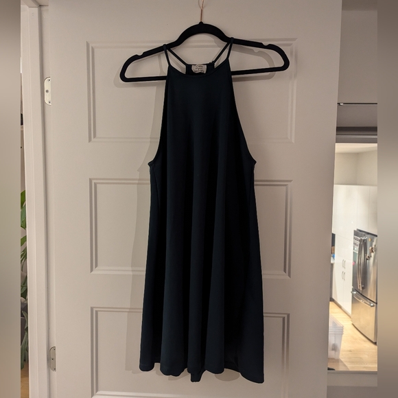 Zara Dark Green Halter dress - Picture 1 of 2